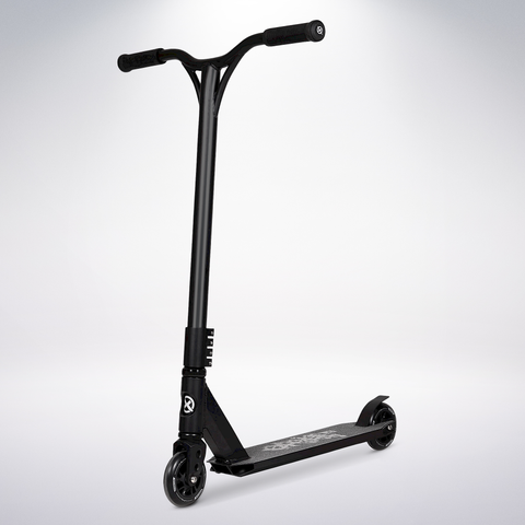 EXOOTER T3BK Trick Scooter With 110mm Aluminum Core Wheels In Black.
