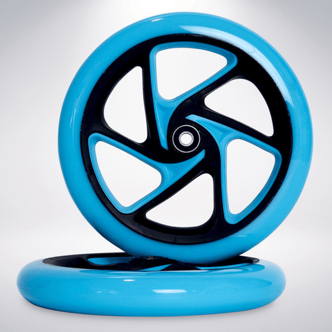 EXOOTER W1420VB 200mm (8") Polyurethane Replacement Scooter Wheels With Bearings.