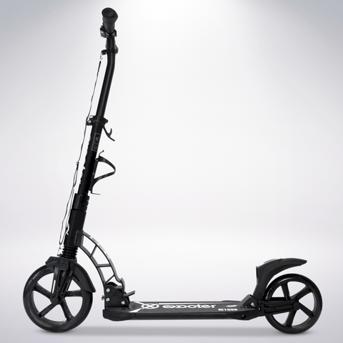 EXOOTER M2050GR Manual Adult Kick Scooter With Dual Shocks In