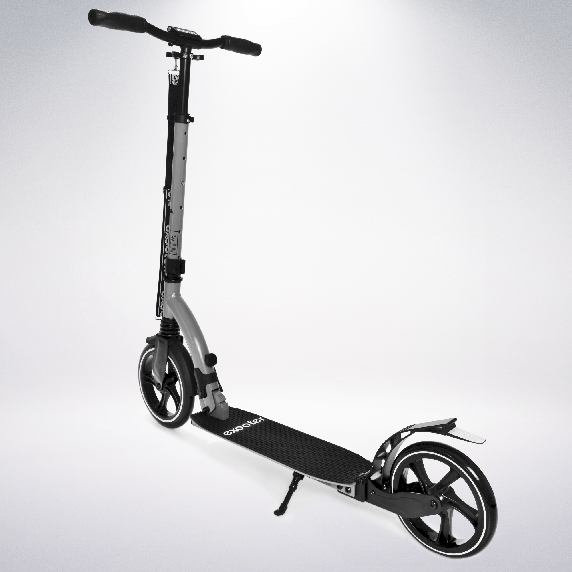 Manual Kick With In Dual Shocks EXOOTER Adult Scooter M1950GR