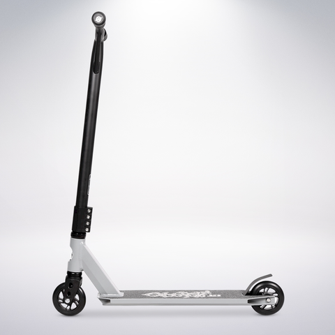 EXOOTER T3GR Trick Scooter With 110mm Aluminum Core Wheels In Gray.