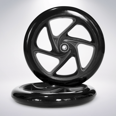 EXOOTER W1420CH 200mm (8") Polyurethane Replacement Scooter Wheels With Bearings.