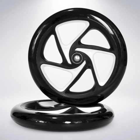 EXOOTER W1420WT 200mm (8") Polyurethane Replacement Scooter Wheels With Bearings.